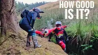 Converted Honda CRF 450 R Motocross Bike To Enduro