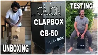 Cajon CLAPBOX CB50 UnBoxing and Testing