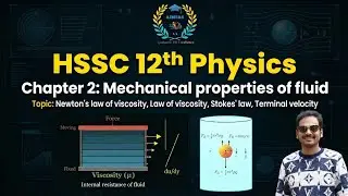 @Mechanical properties of fluid Newton's law of viscosity terminal velocity 