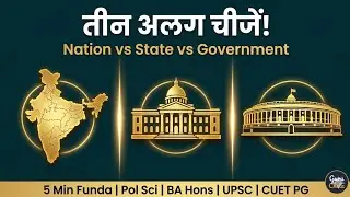 Nation vs State vs Government | Complete Difference Explained | 5 MIN FUNDA