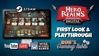 Hero Realms Digital Live Playthrough (Beta)
