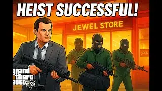 GTA 5 Jewel Store Heist &ndash; Full Mission Success! | Story Mode Gameplay
