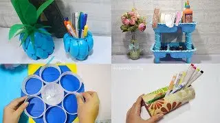4 SURPRISINGLY RECYCLE CRAFTS USING DISPOSABLE ITEMS! Best Reuse Ideas
