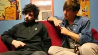 Foals' Yannis and Edwin at Adelaide Laneway 2011