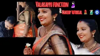 Valakappu function | makeup tutorial 💄🥻🤰🏻 | Malayalam | simple makeup 💄 | #purple products 