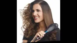 Simply Comb Hair Beauty Ceramic Brush Straightener