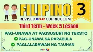 FILIPINO 3 | PARABULA | WEEK 2 LESSON | QUARTER 4 | REVISED CURRICULUM 