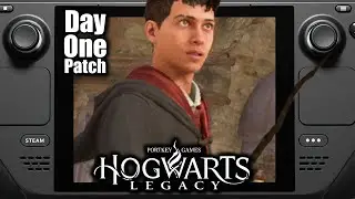 Hogwarts Legacy on Steam Deck (Release Day Patch) Frame Rate