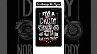 Factorytinsigns.com | Buy Garage Tin Signs Metal Poster | DIY Metal Art #tinsign #viralshort #signs