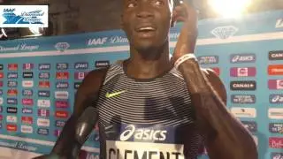 Kerron Clement is now aiming for that Diamond Trophy to put alongside Olympic gold