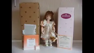 Ashton drake galleries Peaches & cream porcelain doll by Dianna Effner for sale