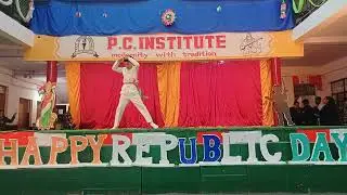 Desh Mere #Dance Performance#solo#77th Republic Day celebration#P.C Institute Nandgram Ghaziabad