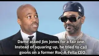 Jim Jones Tried To Get The Goons To Wash Dame Dash Up Over Chrissy Argument..