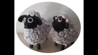 Filigranowy baranek wielkanocny#diy#tutorial#handmade#rekodzielo#ozdobanawielkanoc#quilling