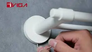VIGA wall-mounted double towel bar