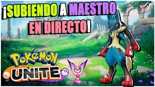 ¡Road To Rango MAESTRO en POKEMON UNITE / EN DIRECTO!