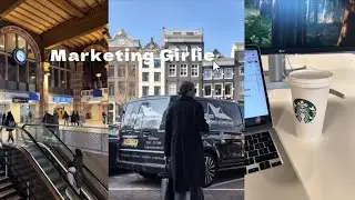 Marketing Work Vlog in Amsterdam | Day in the Life as a marketing girlie | Snapchat Summit 👩&zwj;💻💅