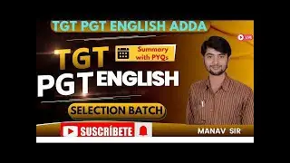 TGT PGT english classes | i travelled among unknown men by william wordsworth | summary | VIQ &PYQs