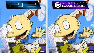 Rugrats Royal Ransom (2002) PS2 vs GameCube (Graphics Comparison)