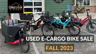 Our Staff Fleet of Used Electric Cargo Bikes is Now for Sale!