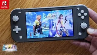 Final Fantasy X / X-2 HD Remaster Nintendo Switch Lite Gameplay