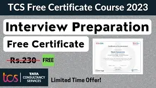 TCS Free Interview Skills Course with Free Certificate