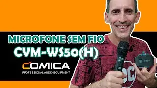 MICROFONE SEM FIO COMICA CVM-WS50(H) - UNBOXING & REVIEW