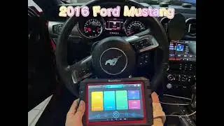 BossComm IFIX-980 Intelligent diagnostic scanner demo on Ford Mustang.