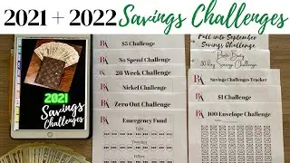 MY 10 SAVINGS CHALLENGES FOR 2021 & 2022 | 2021 SAVINGS CHALLENGES CASH STUFFING