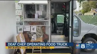 Deaf chef inspiring others through food, here's how you can show support