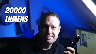 High Power Rechargeable Flashlight Review - Super Bright 20000 Lumens XHP90