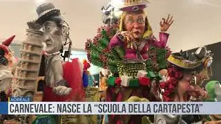 Acireale. Carnevale: nasce la &ldquo;Scuola della Cartapesta&rdquo;