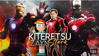 kiteretsu Zayn stark iron man 🤣👈 drk edits