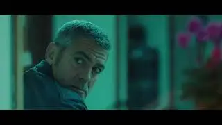 The American (2010) Cafe Scene