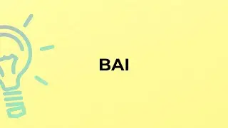 What is the meaning of the word BAI?