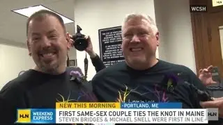First same-sex couple says 'I do' in Maine