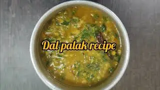Dal palak recipe!🍲 #palakpappu #spinach #healthy #food 