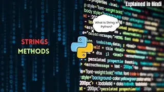 What is a String in Python? Explained in Hindi | Python Tutorial | CodeCrack #coding #python