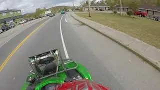 ATV trail riding Gorham Motor Inn to Mt Madison Gorham New Hampshire 10-15-17