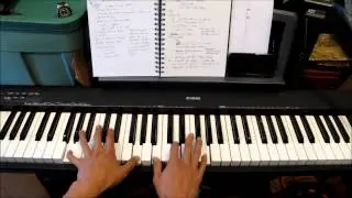 Pop-style Piano Lesson 1 - Key; Triads in the scale; Common chords