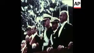 SYND 30 6 74 FILE FOOTAGE OF THE LIFE OF JUAN PERON