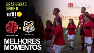 Confira os melhores momentos de POUSO ALEGRE-MG X ÁGUA SANTA-SP pelo Brasileirão Série D Will Bank