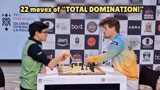 Magnus Carlsen Trounced Anish Giri in Just 22 Moves!