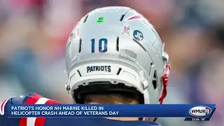 New England Patriots honor New Hampshire marine killed in 2024 helicopter crash