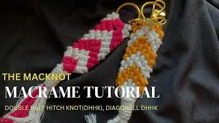 Easy macrame knot tutorial |Macrame basic knot for beginners @themacknot