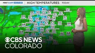 Mild temperatures continue with sunshine in Denver