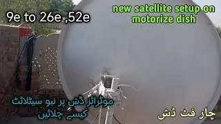  How to install new satellite channel in receiver using diseqc 1.2 motorize dish ,Motorized dish pr 