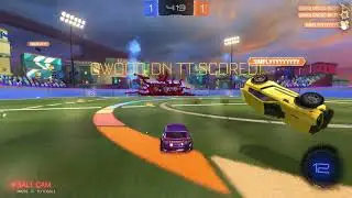 Rocket League 2v2 GC gameplay