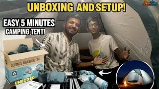 New Tent Unboxing⛺ Camping Setup & First Look😍