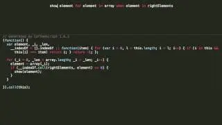 Курс по Coffeescript. Циклы. 07